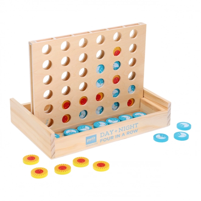 Jeu en bois Quatre à la suite jour et nuit