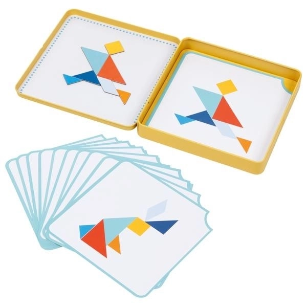 Tangram, jeu magnétique de la société Goki