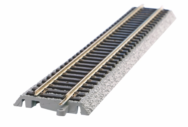Voie robuste avec ballast intégré