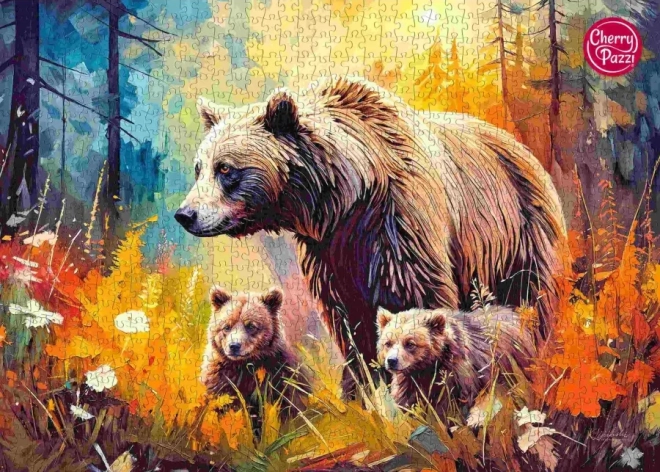 Puzzle Ensemble dans la nature 1000 pièces