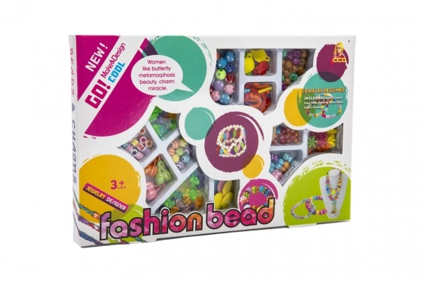 Ensemble coloré de perles
