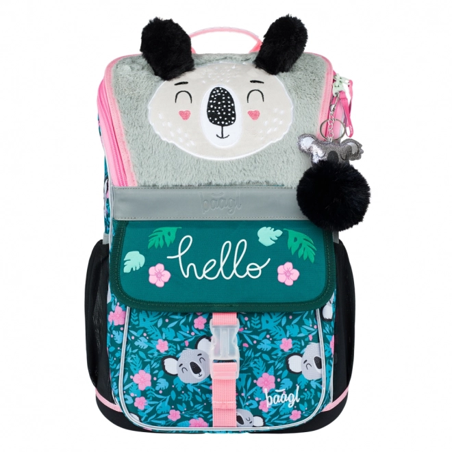 BAAGL SET 5 Zippy Baby Koala : cartable, trousse, sac, chemise, boîte