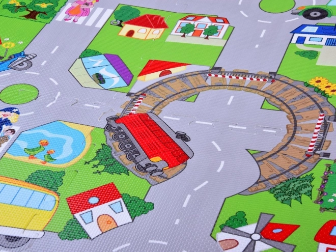 Tapis de puzzle en mousse de rue EVA ZA2510