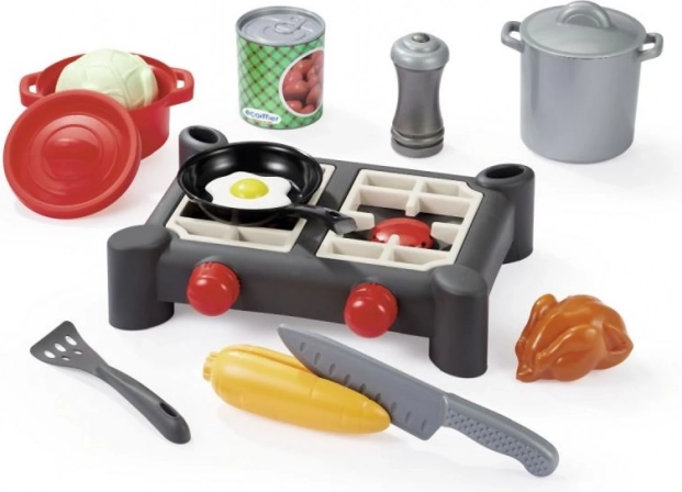 Ensemble de cuisinière avec ustensiles de cuisine