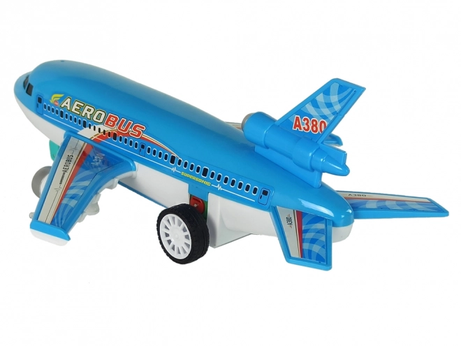 Avions télécommandés bleus 40 Mhz Lumières