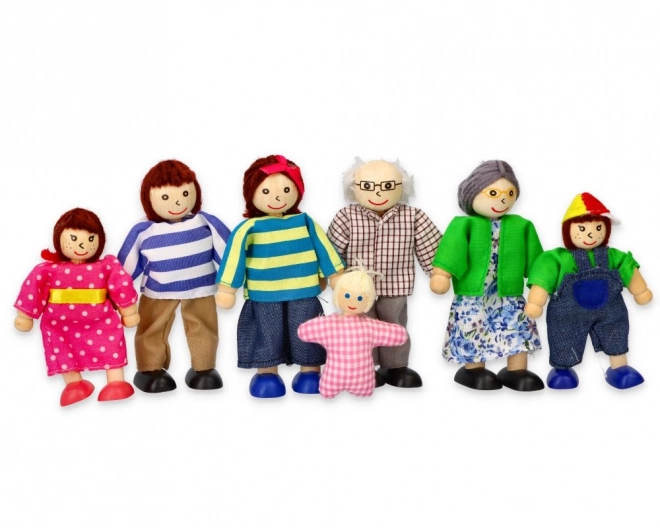 Poupées pour maison de poupée - famille