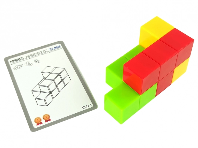 Cube magique magnétique avec 7 pièces