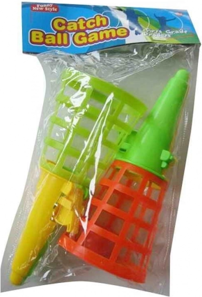 Jeu Catch Ball avec cornets lanceurs