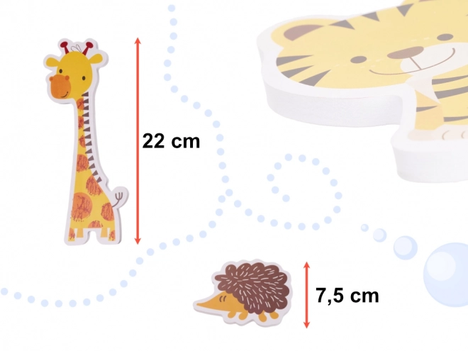 Animaux en mousse pour le bain - Zoo
