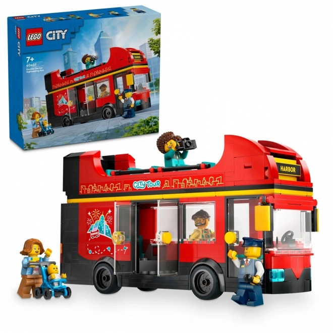 LEGO City 60407 Bus touristique rouge à deux étages