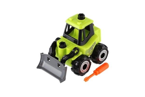 Jeu de construction auto en plastique avec roue libre