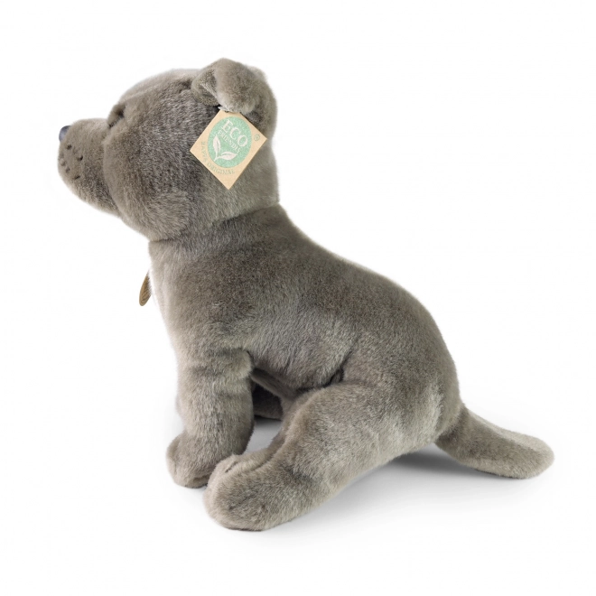 Staffordshire bull terrier en peluche 30cm ÉCOLOGIQUE