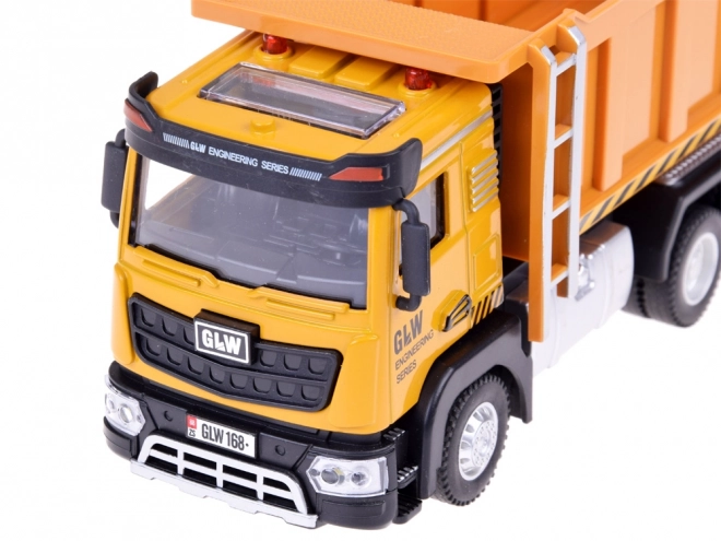 Camion basculant avec effets sonores et lumineux