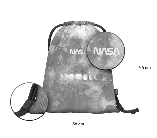 BAAGL 3 SET Skate NASA Gris : sac à dos, trousse, sac