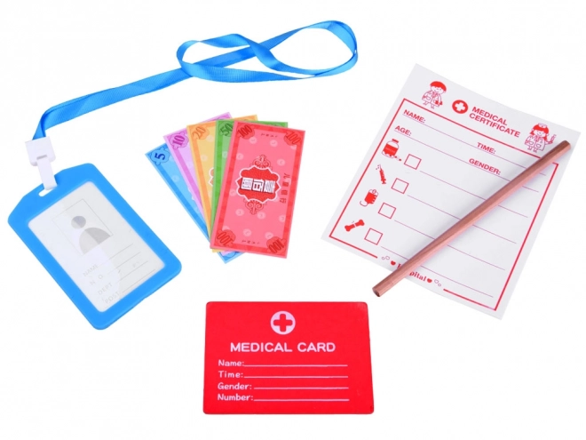 Ensemble médical en bois pour enfants