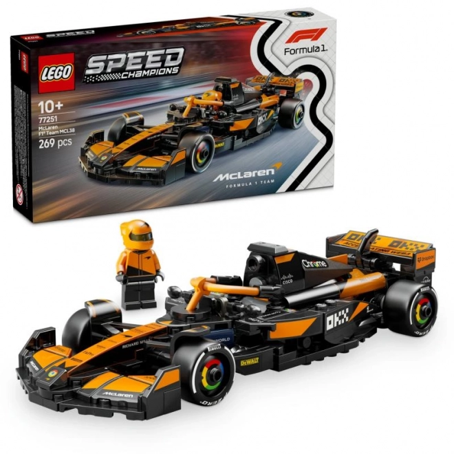 LEGO® Speed Champions 77251 Voiture de course de l'équipe McLaren F1® MCL38