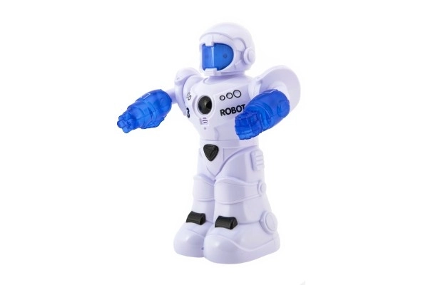 Robot roulant parlant avec lumière et son en boîte
