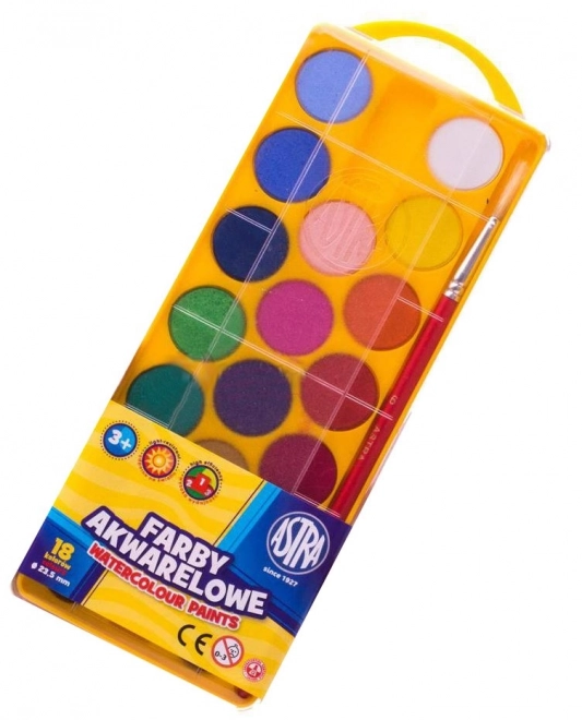Peintures à l'eau ASTRA 18pcs
