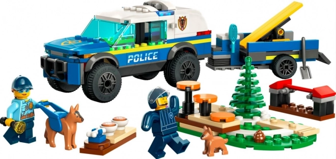LEGOae City 60369 Terrain d'entraînement mobile des chiens policiers