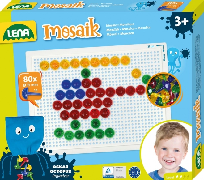 LENA mosaïque à champignons pour enfants – Cristal