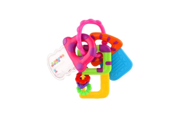 Hochet amusant et stimulation sensorielle
