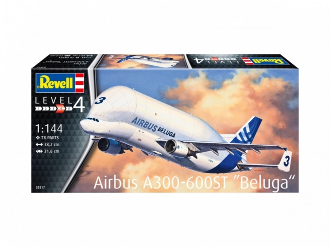 Modèle en plastique avion Airbus A300-600ST Beluga 1/144