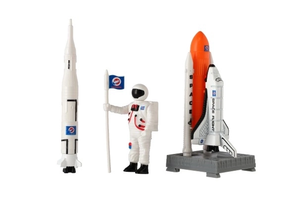 Jouet spatial - ensemble d'astronautes et de navette spatiale