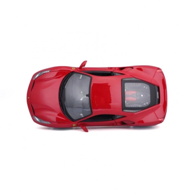 Voiture en métal Ferrari 488 GTB rouge