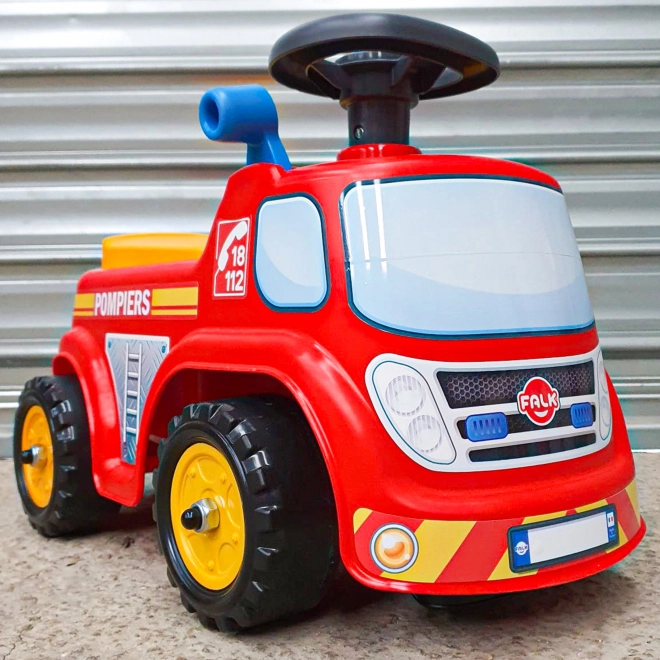 Camion de pompier roulant avec klaxon pour enfants par FALK