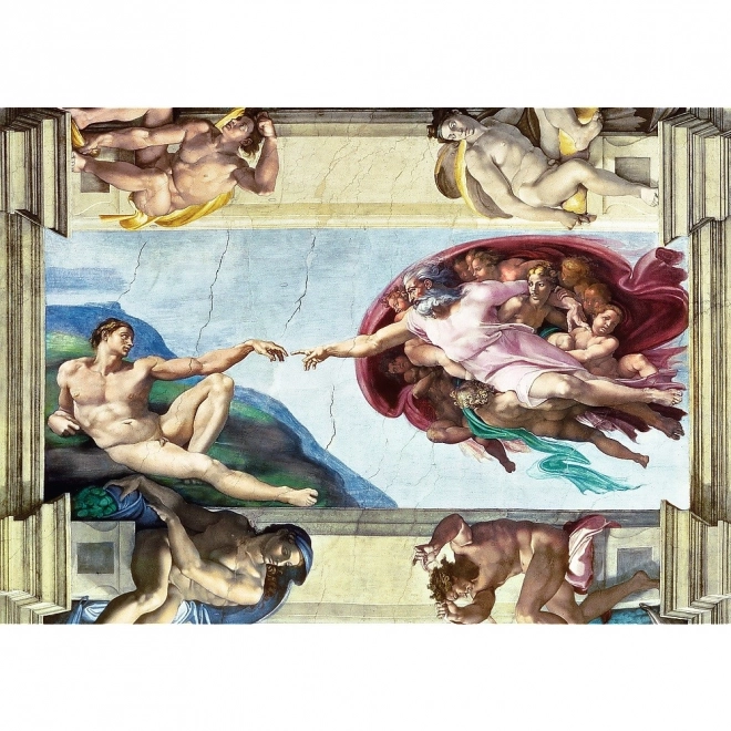 Puzzle 1000 pièces Collection d'Art La Création d'Adam