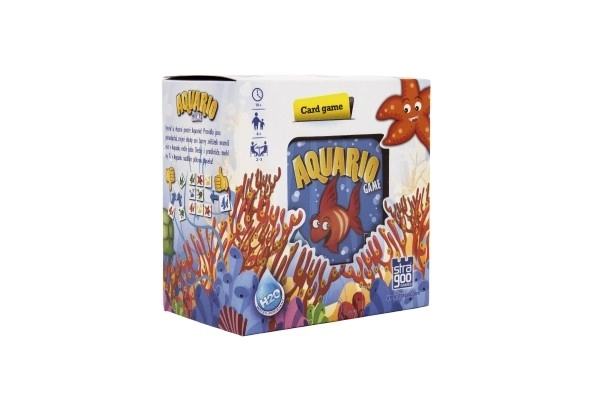 Jeu de société Aquario dans une boîte métallique 13x13x7,5cm