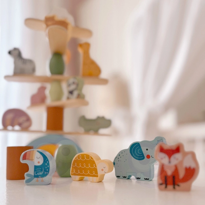 Woopie animaux en bois empilables