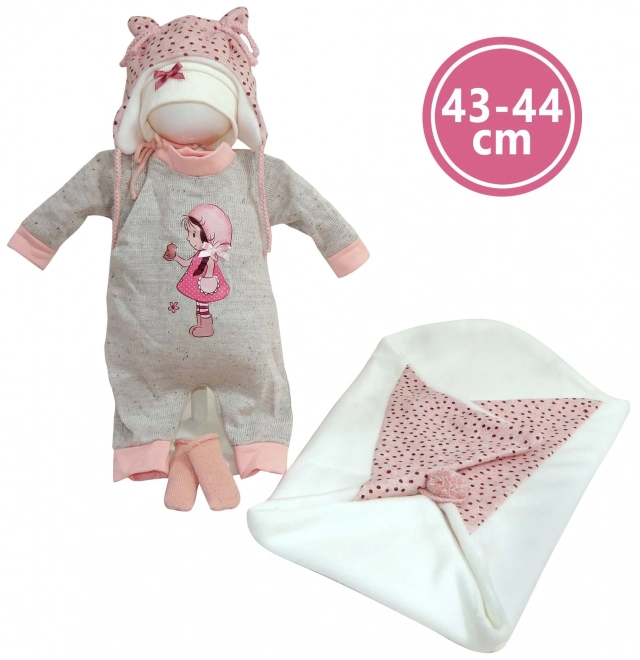 Llorens M844-60 vêtements pour poupée bébé NEW BORN taille 43-44 cm