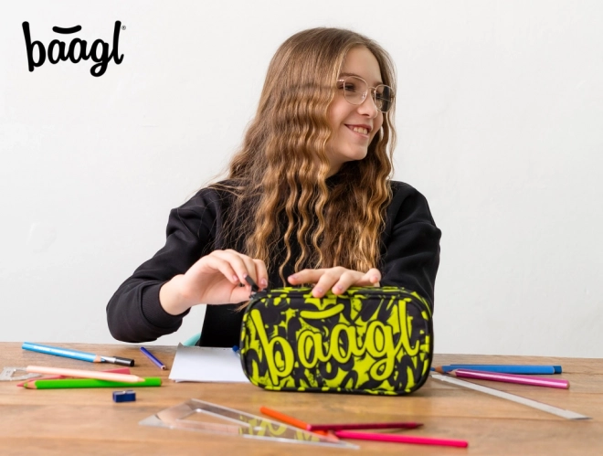 BAAGL Trousse scolaire Lime