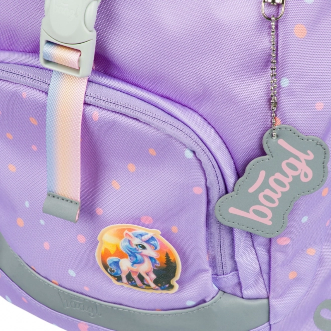 BAAGL 3 SET Airy Peluches: sac à dos, trousse, sac