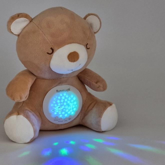 Woopie Baby peluche apaisante avec projecteur ourson 2en1