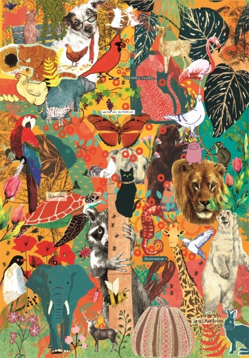 Clementoni Puzzle More is More : Animaux et plantes 1000 pièces
