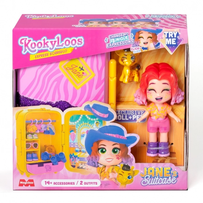 KookyLoos - Jane dans une valise avec accessoires