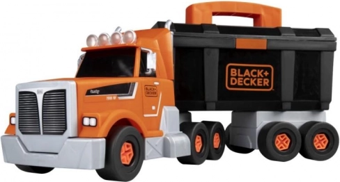 Camion avec outils et perceuse BLACK+DECKER, kit de construction pour enfants 43 cm