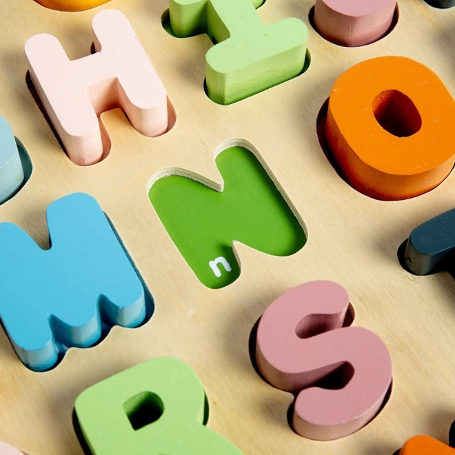 Bigjigs Toys Puzzle en bois grandes lettres - ABC