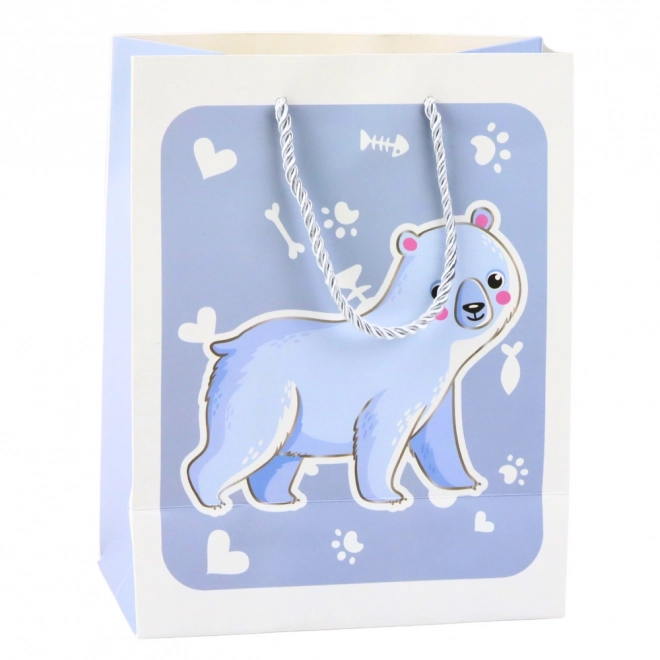 Sac cadeau animaux 3D pastel