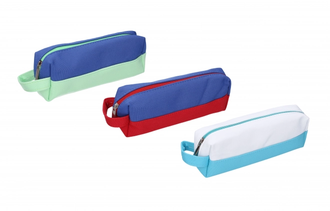 Trousse étui bicolore 21x7x5 cm