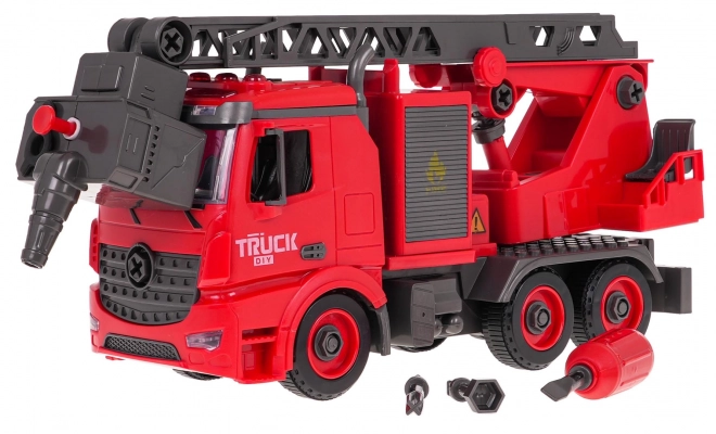Unité de pompiers rotative avec fonction sonore et fonction eau