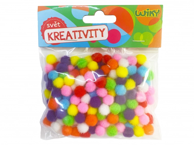 Pom pom 10mm, 180 pcs