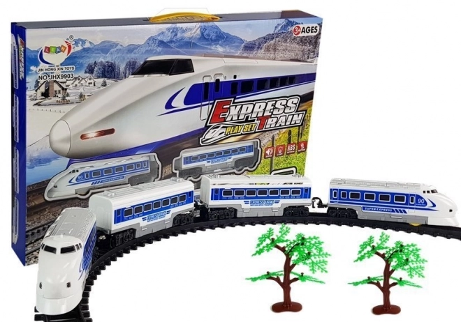 Ensemble de train électrique Pendolino avec effets