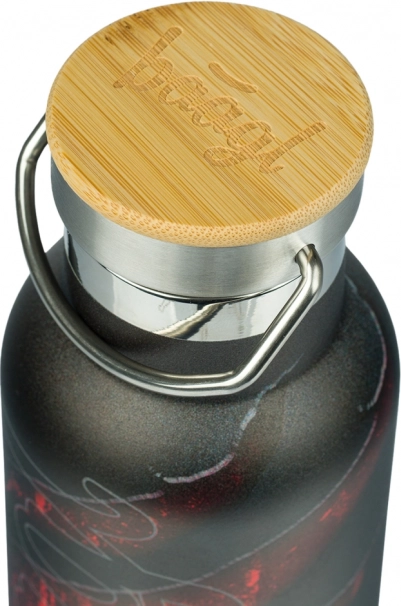 Bouteille isotherme avec bouchon en bambou Lave 500 ml
