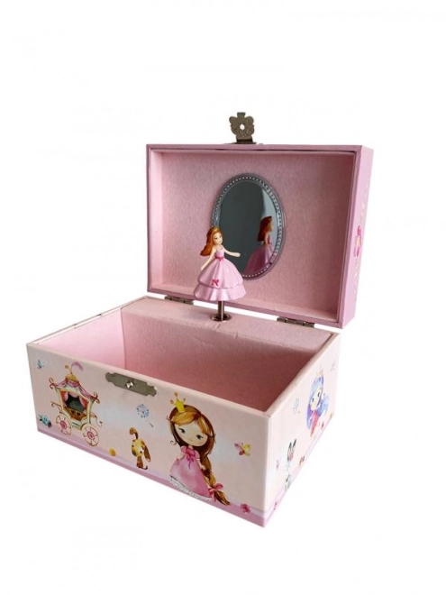 Boîte à musique avec princesse