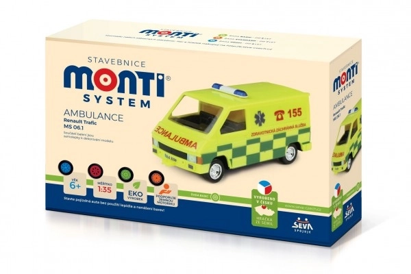 Kit de construction Monti System MS 06.1 Ambulance Renault Trafic 1:35