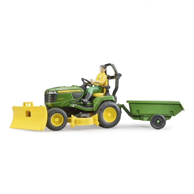 Tracteur de jardin Bruder John Deere X949 avec jardinier