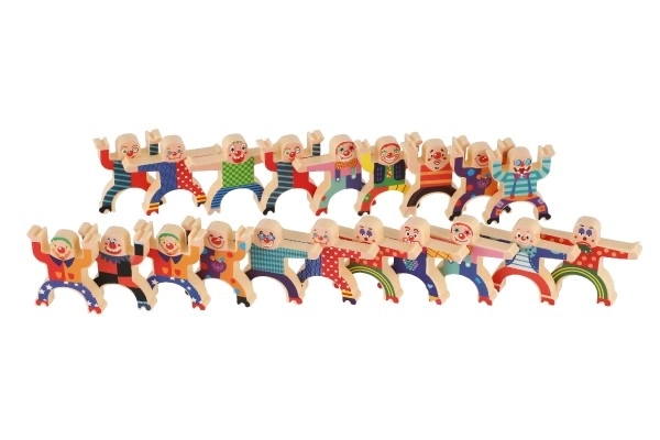 Jeu de balance mini Hercule en plastique 26 pièces 3 couleurs dans une boîte 21x19x3,5cm